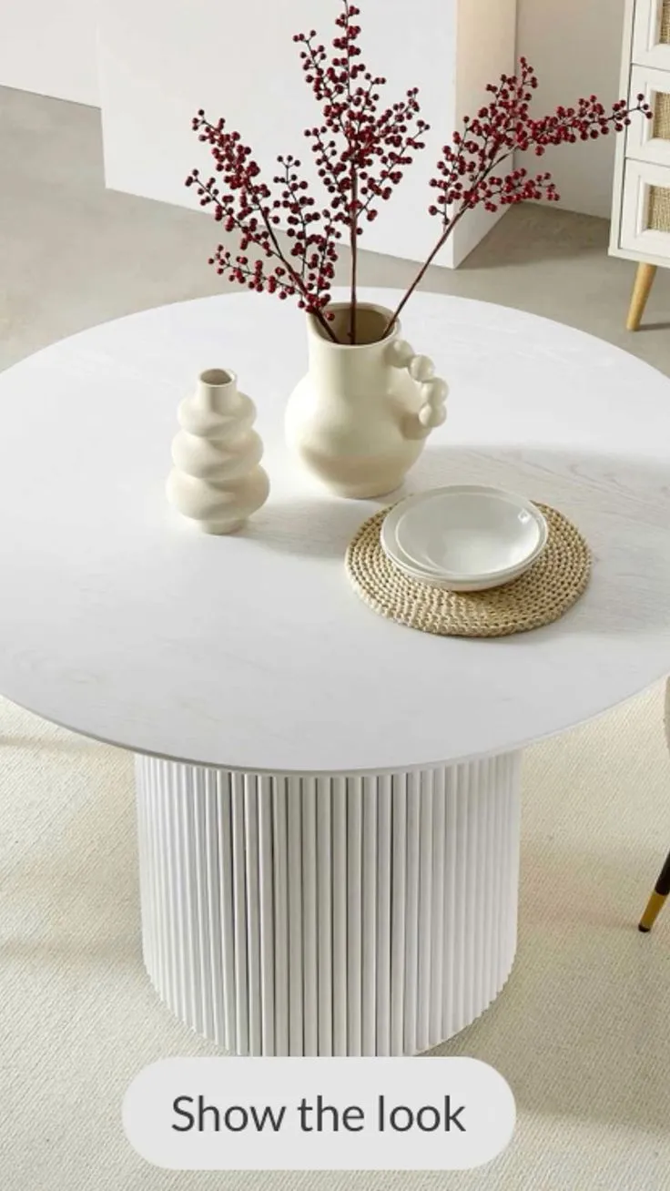 ROUND REPAS TABLE