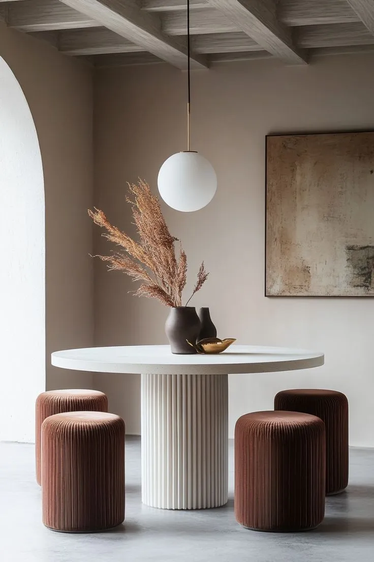 ROUND REPAS TABLE